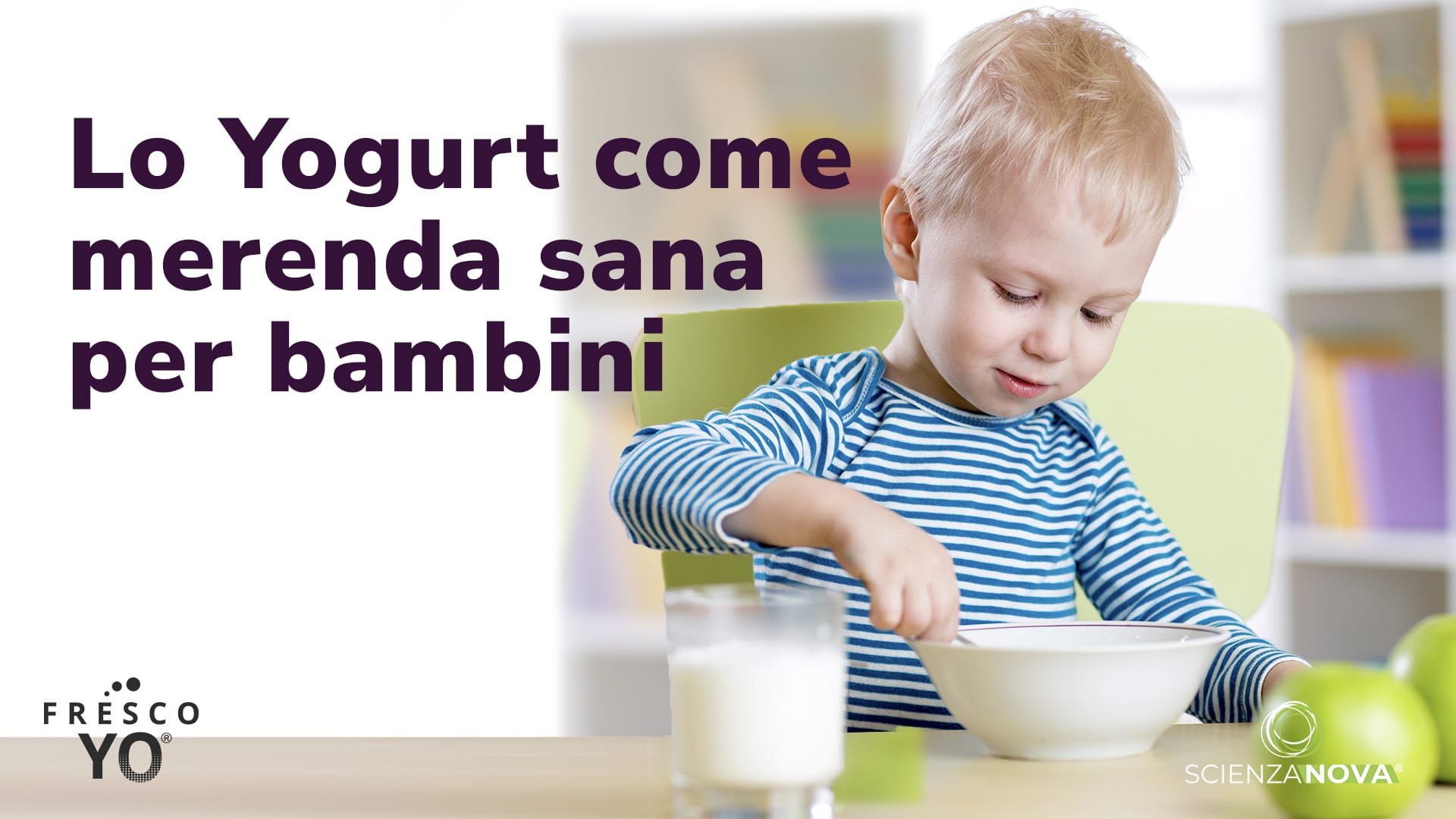 Lo Yogurt come merenda sana per i bambini
