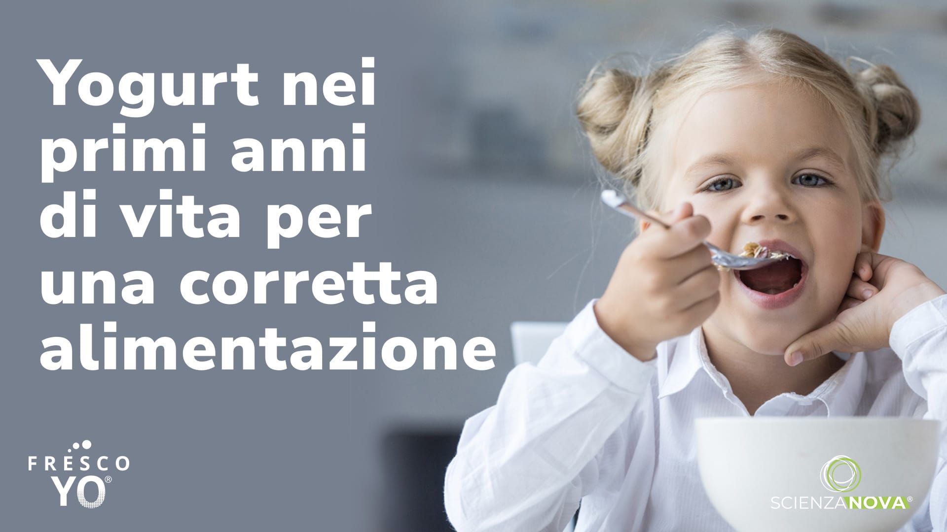 Yogurt nei primi anni di vita per una corretta alimentazione