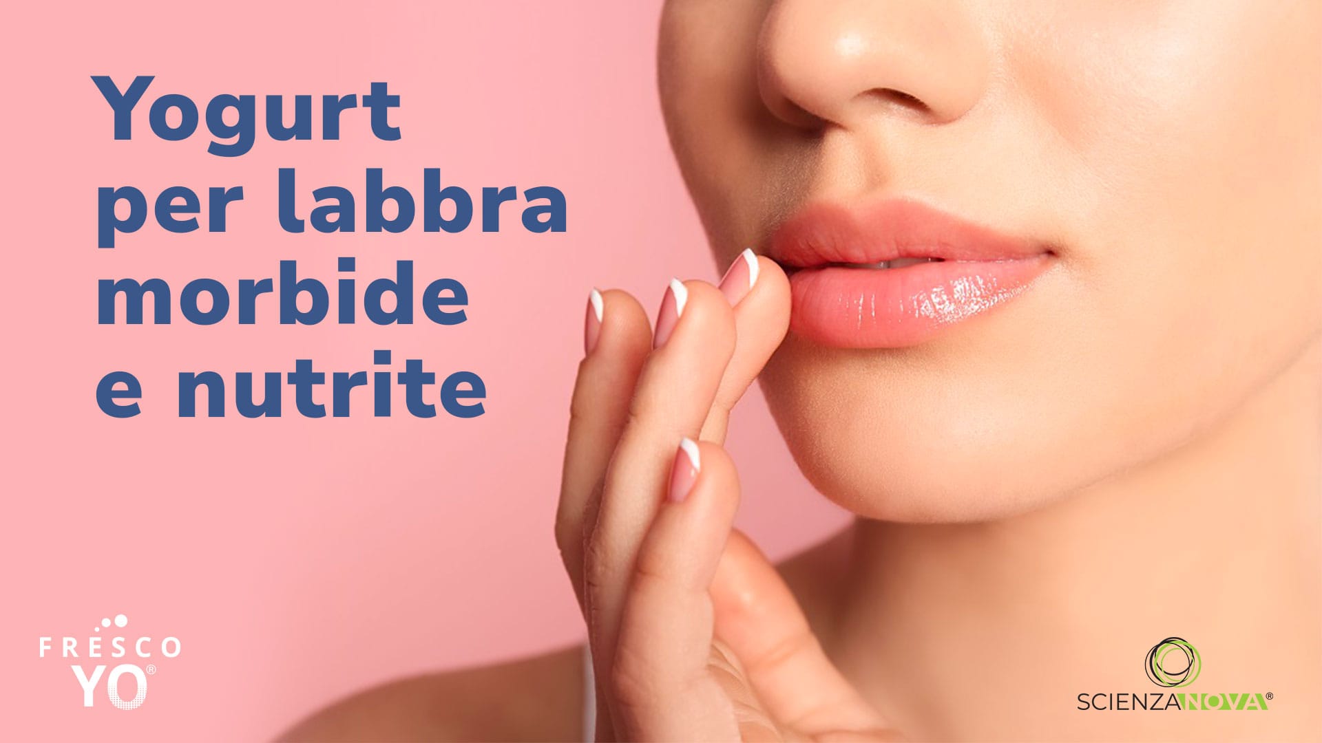 Yogurt per labbra morbide e nutrite